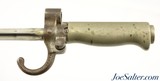 Unmodified Pre-WWI French Lebel Model 1886 Bayonet & Scabbard Hooked Quillion - 4 of 8