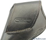 Group of 3 Leather Revolver Holsters and Ammo Pouch Creger Leather - 2 of 8
