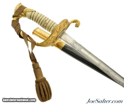 US Navy Model 1852 Officer’s Sword by B.B. Abrahams & Co.