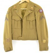 US Army WWII Enlisted man's Ike Jacket - 1 of 15