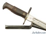 Krag Bayonet Dated 1898 & Early Type Steel Scabbard