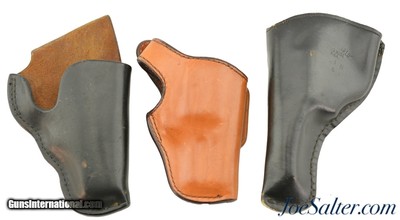 Vintage Leather Small Frame Holster Lot Monte Carlo George Lawrence Bianchi