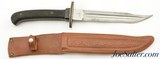 US WWII San Antonio Iron Works Fighting Knife/Scabbard "Patton" - 2 of 13