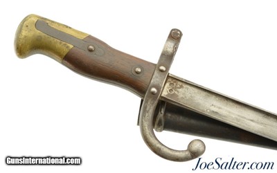 French Model 1874 Gras Bayonet by St. Etienne Mfg. 1878