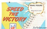 Scarce Original WWII Canadian Buy Victory Bond "Speed The Victory" Poster - 2 of 5