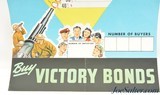 Scarce Original WWII Canadian Buy Victory Bond "Speed The Victory" Poster - 4 of 5