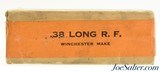 Superb Winchester 38 Long Rim Fire BP Ammo Model 1885 Sealed! Box - 4 of 6