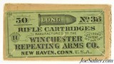 Superb Winchester 38 Long Rim Fire BP Ammo Model 1885 Sealed! Box - 1 of 6