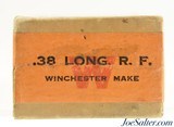 Superb Winchester 38 Long Rim Fire BP Ammo Model 1885 Sealed! Box - 3 of 6