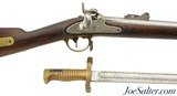 Rare Harper Ferry US 1841 Mississippi Rifle Saber Bayonet Alteration