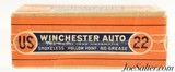 Sealed! US Cart Co. 22 Win Auto Ammo Full Box Hollow Point M1903 Rifle - 2 of 6