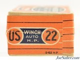 Sealed! US Cart Co. 22 Win Auto Ammo Full Box Hollow Point M1903 Rifle - 3 of 6