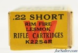Excellent Sealed! Winchester 22 Short Lesmok Ammo 1923 Issues - 2 of 5