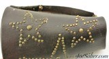 Antique Leather Star Cowboy Roping Cuffs late 1800s - 3 of 9