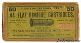 Very Scarce Winchester 44 Flat Ammo Model 1866 Rifle "Lesmok" Overlabel