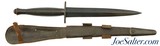 WWII Fairbairn-Sykes Third Pattern British Commando Knife and Sheath Unmarked - 1 of 11