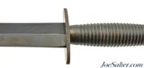WWII Fairbairn-Sykes Third Pattern British Commando Knife and Sheath Unmarked - 7 of 11