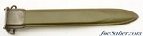 WWII US Union Fork & Hoe (UFH) M1 Garand Bayonet and Scabbard - 10 of 11
