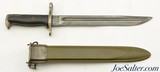 WWII US Union Fork & Hoe (UFH) M1 Garand Bayonet and Scabbard - 2 of 11