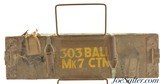 Scarce Full Wood Crate 303 British Ammo Mark 7 Dated 1954 288 Rounds - 3 of 4