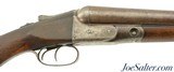 Antique Parker Bros 10 GA DH Dbl Hammerless Grade 2 Shotgun 1889 #3 Frame