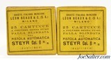 Vintage Leon Beaux & C 8mm Roth Steyr Ammo 36rnds - 1 of 4