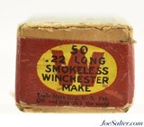 Winchester Green & Red Smokeless Issue 22 Long Ammo "1-20" Code - 5 of 7