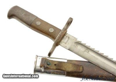 Swiss Schmidt-Rubin Saw Back Mod. 1906 Bayonet and Scabbard