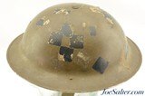 WWII Canadian Mk2 Combat Helmet 1942 Dated - 3 of 7