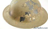 WWII Canadian Mk2 Combat Helmet 1942 Dated - 4 of 7