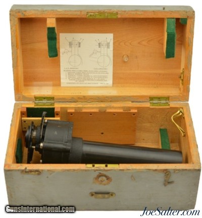 WWII Canadian Kodak Gun Sighting Telescope 7x50 with Case HMCS Iroquois