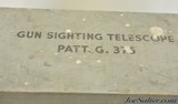 WWII Canadian Kodak Gun Sighting Telescope 7x50 with Case HMCS Iroquois - 12 of 14