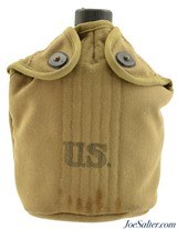 U.S. WWII Experimental Ethylcellulose Plastic Canteen Mack Molding Co - 1 of 7