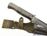 WWII German M84/98 Bayonet and Scabbard with Frog fnj 1942 - 1 of 13