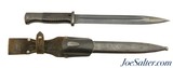 WWII German M84/98 Bayonet and Scabbard with Frog fnj 1942 - 2 of 13