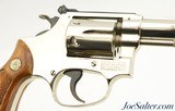 Excellent Boxed Smith & Wesson Model 34-1 "Kit Gun" Nickel 22 LR - 3 of 15