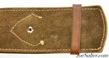J. Nunez Mexican Tooled Leather Gun Belt Rig 22 Cal Right Hand Size 38 - 6 of 6