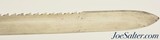 Swiss Model 1842 Pioneers Sawtooth Gladius Short Sword + Leather Scabbard - 5 of 14