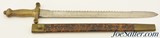 Swiss Model 1842 Pioneers Sawtooth Gladius Short Sword + Leather Scabbard - 2 of 14