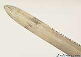 Swiss Model 1842 Pioneers Sawtooth Gladius Short Sword + Leather Scabbard - 9 of 14