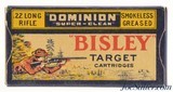Scarce CIL Dominion Bisley 22 LR target 3rd Variation Box Excellent
