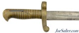 Rare Civil War Ames Mfg Co. 1860 Bayonet for Spencer Navy Rifle - 1 of 10