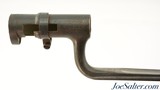 Scarce US Navy Marked Trapdoor Socket Bayonet & Scabbard USN Span-Am War - 3 of 10