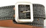 Vintage Arvo Ojala GH 35 Black Leather Belt - 2 of 4