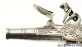 Beautiful Pair of All-Metal 18th Century Flintlock Pistols by G. Devillers of Liege - 7 of 15