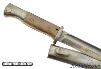 WWII German SG 84/98 3d Model Bayonet All Matching Numbers