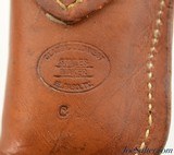 Classic Old West Style Maker El Paso Texas Flap RH Holster 1911 - 3 of 4
