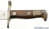 1898 Krag Bayonet & Early Type Steel Scabbard - 6 of 9