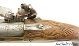 Antique Balkan/Anatolian Flintlock Pistol Built in the British Style - 11 of 15