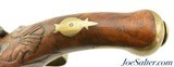 Antique Balkan/Anatolian Flintlock Pistol Built in the British Style - 10 of 15